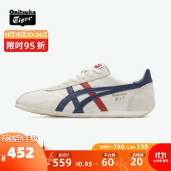 Onitsuka Tiger 鬼塚虎 运动休闲鞋男女鞋  RUNSPARK TH201L-0123预售 白色/藏青色 40.5