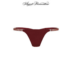 Agent Provocateur DAYANA桑蚕丝水晶内裤AgentProvocateur水晶装饰T内裤