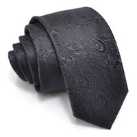 ROMON 罗蒙 韩版窄款休闲领带男士面试上班结婚花纹领带