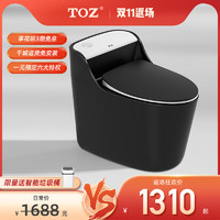 TOZ 日本TOZ家用马桶节水防臭坐便器虹吸式抽水个性创意大口径座便器