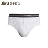 JIWU 苏宁极物 JWN1704 男士三角内裤  2条装