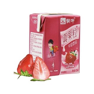 88VIP：MENGNIU 蒙牛 真果粒草莓味牛奶饮品250g*12盒 1件装