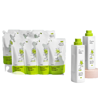 babycare 酵素洗衣液 800ml*2瓶+补充装 500ml*8袋