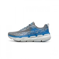 SKECHERS 斯凯奇 MAX CUSHIONING系列 男子跑鞋 54451-CCBL 炭灰色/蓝色 44