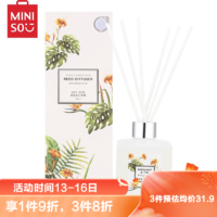 MINISO 名创优品 miniso) 佛手柑&无花果无火香薰 居家室内房间卧室藤条香氛精油 卫生间厕所空气清新剂180mL