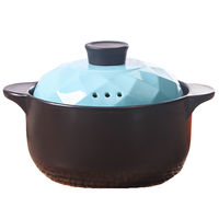 传世瓷 砂锅(3L、陶瓷、天蓝色)