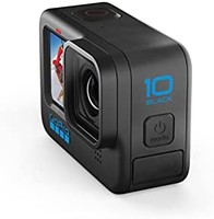 GoPro HERO10 黑色 – 防水运动相机带前置 LCD 和触摸屏后屏幕