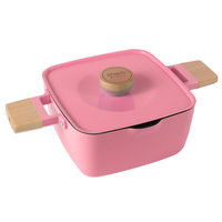 SANHO 三禾 Beautyouth系列 LT2020E1 炖锅(20cm、3.35L、铝合金、倾城粉)