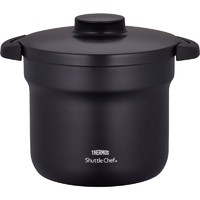 THERMOS 膳魔师 KBJ-4500 汤锅(4.3L、不锈钢、黑色)