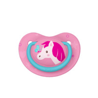 Pigeon 贝亲 可爱萌宠系列 N1004 安抚奶嘴 小白马 6-18月