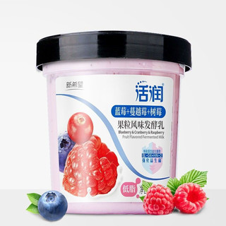 活润 果粒风味发酵乳 蓝莓蔓越莓树莓口味 370g