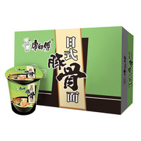 康师傅 高汤 日式豚骨面 12杯