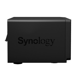 Synology 群晖 DS1819+ 8盘位NAS 黑色 (Atom C3538、4GB)