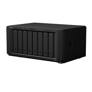 Synology 群晖 DS1819+ 8盘位NAS 黑色 (Atom C3538、4GB)