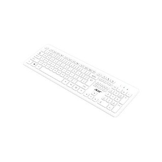 acer 宏碁 OAK920 104键 有线薄膜键盘 白色 无光