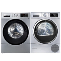 BOSCH 博世 6系列 WAU28568HW+WTU876H80W 热泵式洗烘套装 银色