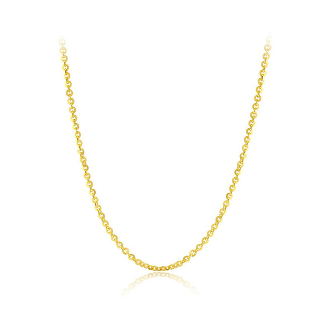 周大生 KOLC0003 百搭18K黄金项链 45cm 1.5g