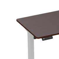 FitStand FS1 电动升降桌 白桌腿+胡桃木桌板 1.6*0.8m