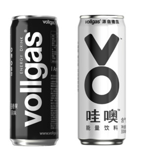 vollgas 哇噢 无糖能量饮料 百香果风味 330ml*6罐