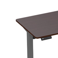 FitStand FS1 电动升降桌 银灰桌腿+胡桃木桌板 1.4*0.7m