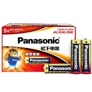 Panasonic 松下 LR6BCH/4S6P 狮子王版 5号碱性电池 1.5V 24粒装