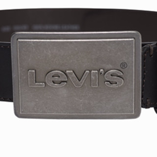 Levi's 李维斯 男士牛皮平滑扣腰带 D6010-0001