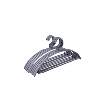 Zexi 泽熙 1054 防滑宽肩衣架 20只 浅灰色