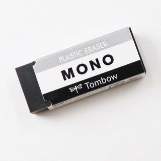Tombow 蜻蜓 MONO PE-01AB 橡皮擦 小号 黑色 4块