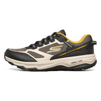 SKECHERS 斯凯奇 GO RUN系列 男子跑鞋 220111/BKNT 黑色/自然色 42.5