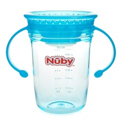 Nuby 努比 10410 儿童学饮魔术杯 240ml 蓝色