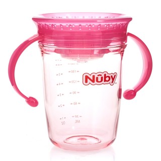 Nuby 努比 10410 儿童学饮魔术杯 240ml 粉色