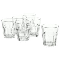 IKEA 宜家 POKAL博克尔 IKEA00001608 玻璃杯 270ml*6 透明色