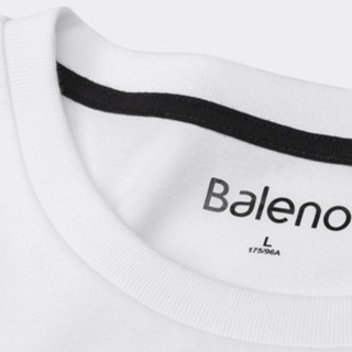 Baleno 班尼路 男女款圆领短袖T恤套装 88502215 2件装(墨绿+白) XL