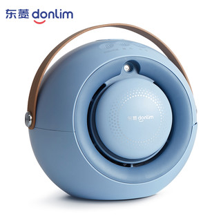 Donlim 东菱 暖风机家用多功能加湿出风 小巧便携式 省电小型取暖器DL-1165 蓝