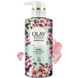 OLAY 玉兰油 和风樱花花漾香氛沐浴露 300g