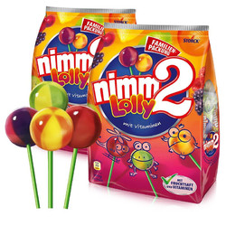 Nimm2 二宝 水果味棒棒糖 200g