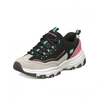 SKECHERS 斯凯奇 D'LITES系列 I-CONIK 女子休闲运动鞋 88888279/GRBK 绿色/黑色 36.5