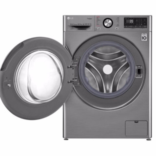 LG 乐金 速净喷淋系列 FG10TV4 直驱滚筒洗衣机 10.5kg  碳晶银