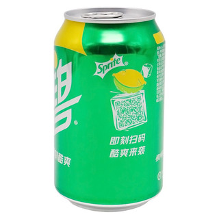 Sprite 雪碧 汽水 清爽柠檬味 330ml*24罐