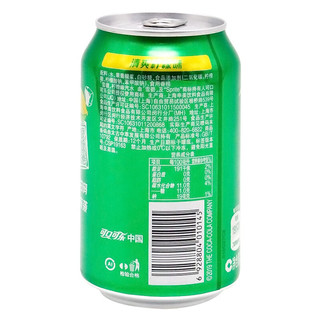 Sprite 雪碧 汽水 清爽柠檬味 330ml*24罐