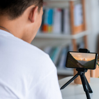影视飓风单反相机 手机 三脚架手持Vlog便携桌面迷你手机三角支架 飓风小脚架