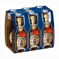 Flensburger 弗林博格 金啤酒330ml*6瓶装 德国原装进口