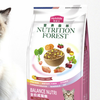 Myfoodie 麦富迪 营养森林系列 全价营养成猫猫粮 2kg