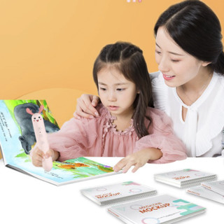 MINGXIAO 名校堂 K1 儿童点读笔 WIFI版 粉色 32G+潜能开发书 47本
