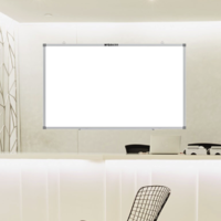 M&G 晨光 120*90cm挂式白板 蜂窝板芯 会议办公教学家用悬挂式磁性白板黑板写字板ADBN6417