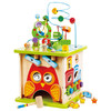 Hape 绕珠游戏桌儿童1-3岁宝学习台婴幼儿积木早教男女孩玩具礼物 森林动物游戏盒E8341