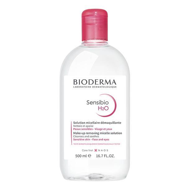 BIODERMA 贝德玛 法国BIODERMA 贝德玛 舒妍卸妆水粉水洁肤水卸妆液 温和保湿 500ml[2瓶装]