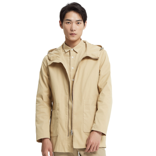 MECITY 男士中长款风衣 530440