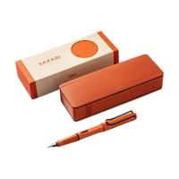 LAMY 凌美 钢笔 Safari狩猎系列 2021限定款 落日橙 0.5mm 单支装