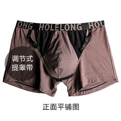 Holelong 活力龙 内裤男士拖曲宝平角裤